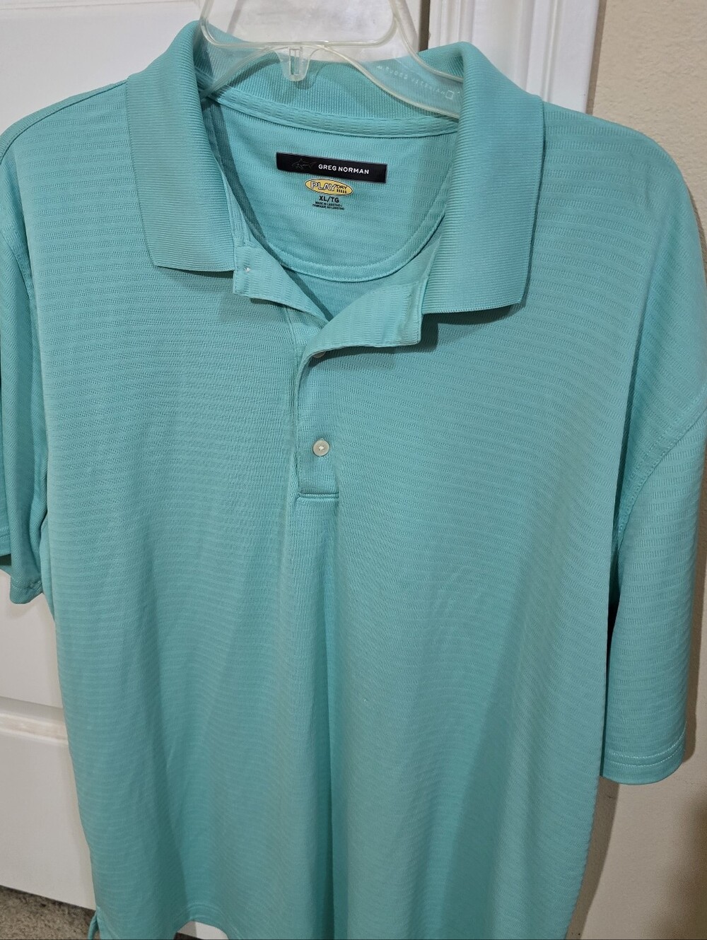 Greg Norman Collection Men's Teal Polo Shirt